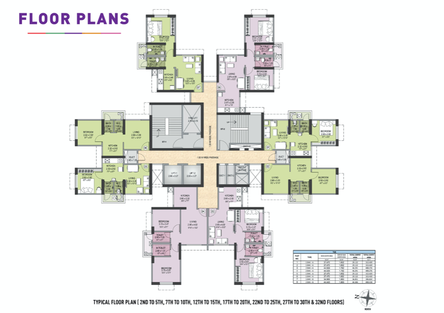 Puraniks Unicorn Vista, Thane West — floor plan 1