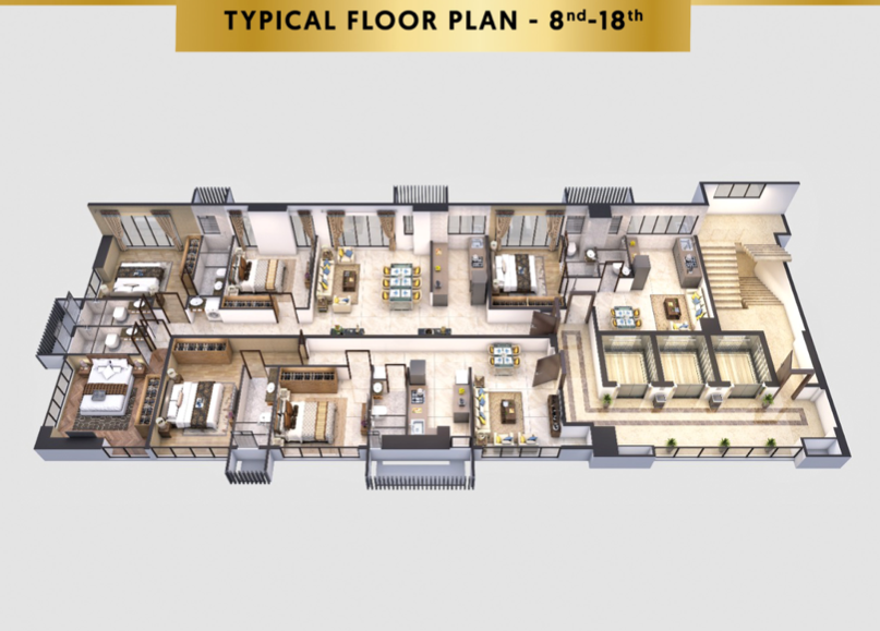 Bhairaav Blessings, Parel — floor plan 1