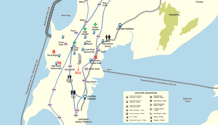 Bhairaav Blessings, Parel — floor plan 2