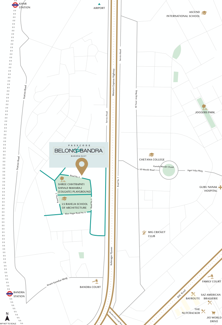 Antariksh Ace, Bandra East — floor plan 2