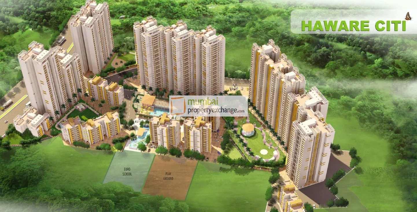 1 BHK Semi-Furnished in Haware Citi , Thane West