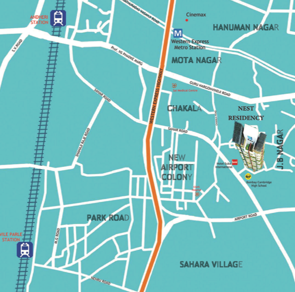 Nest Residency, Andheri East — floor plan 2