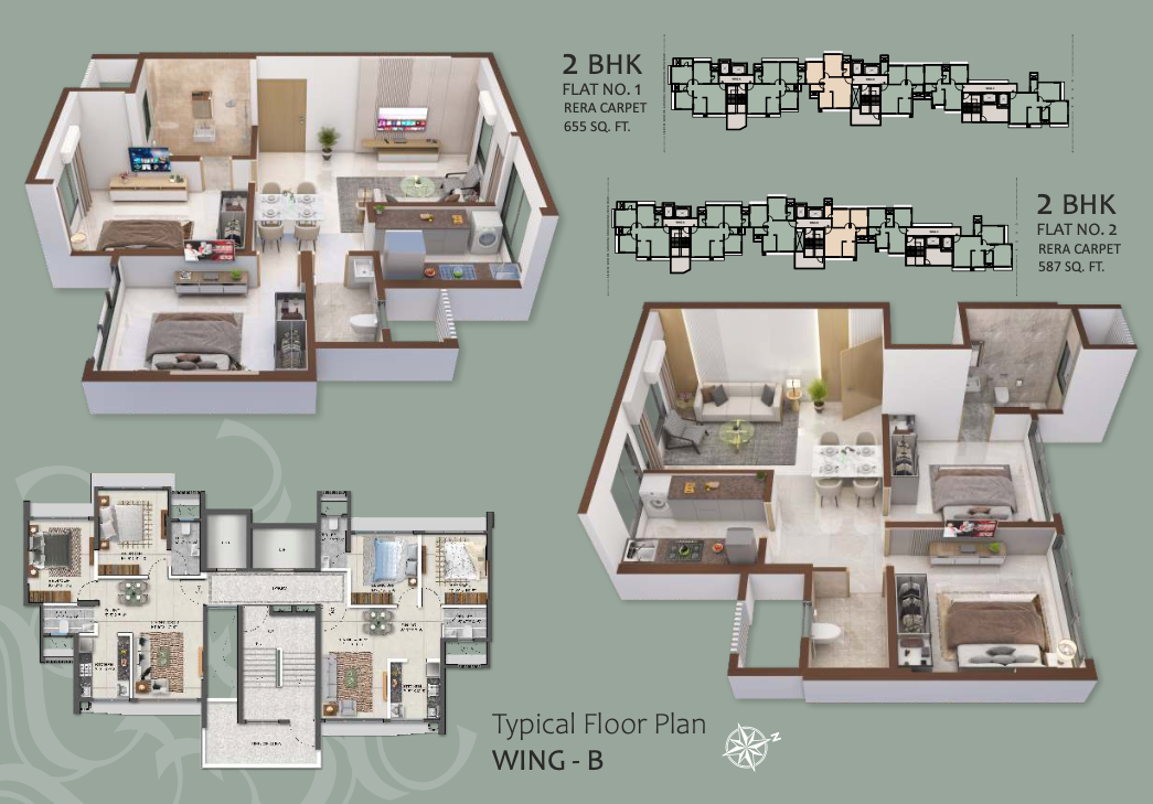Sakar Swapna, Andheri East — floor plan 1