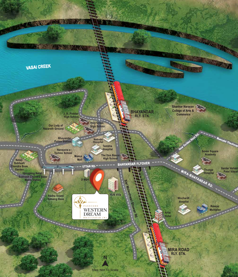 Windermere, Bhayandar — floor plan 1