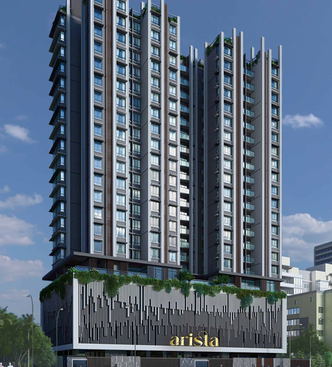 2 Semi-Furnished in Arista Prime , Bandra East