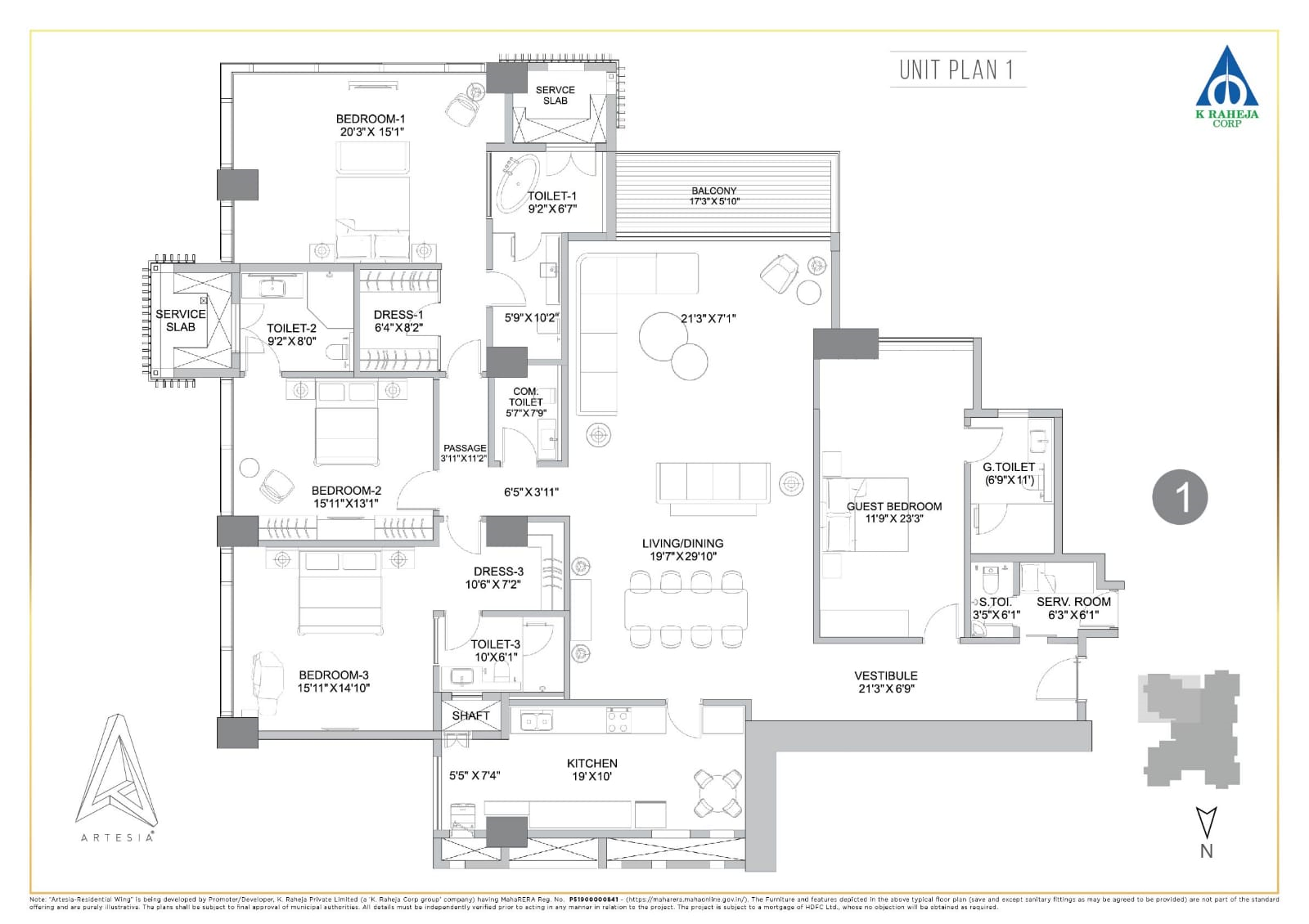 Artesia - Residential Wing Constructed On Part Of The Project Land