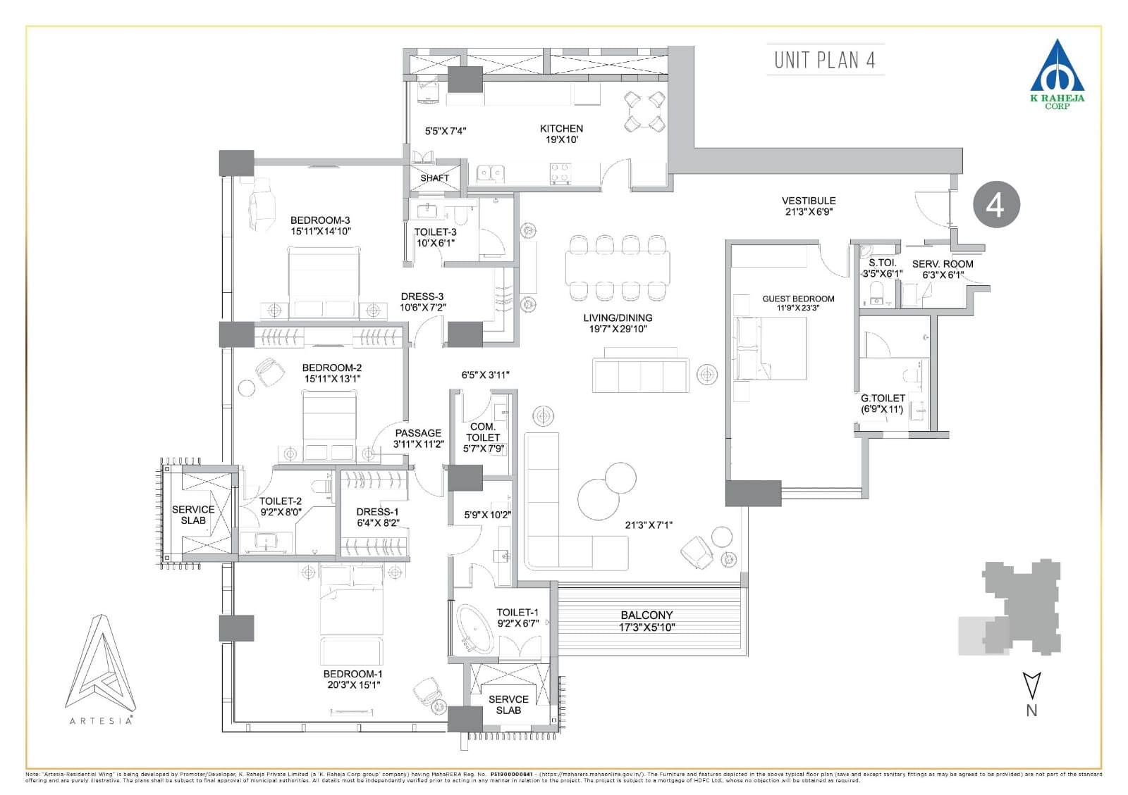 Artesia - Residential Wing Constructed On Part Of The Project Land