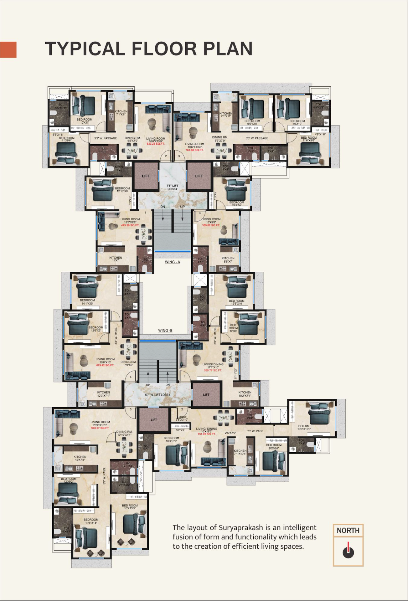 Sheetal Surya Prakash, Vile Parle East — floor plan 2