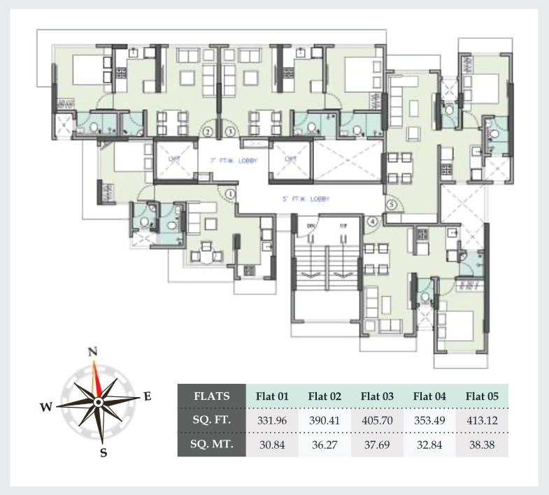 Vikal Hari, Borivali East — floor plan 1