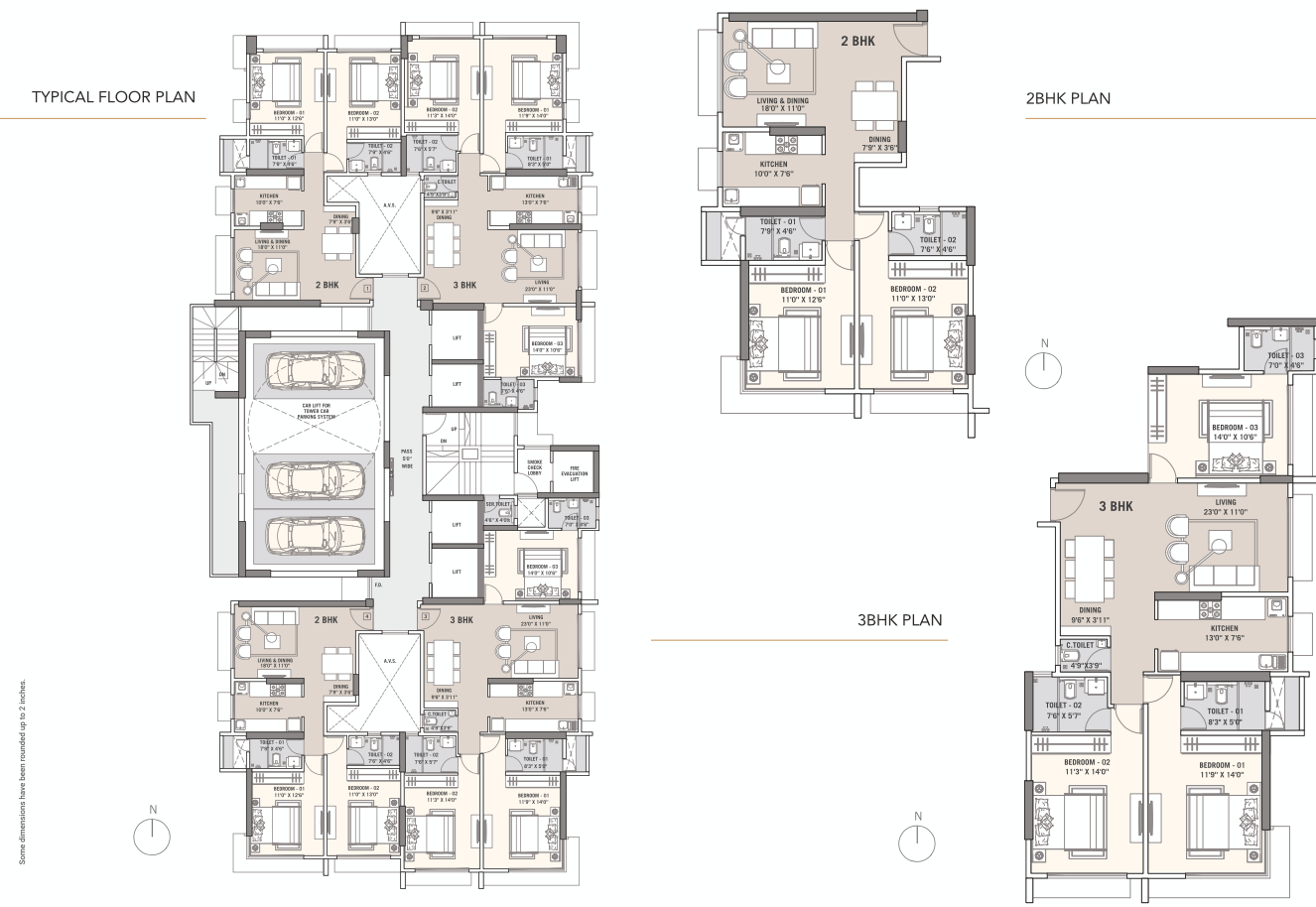 Tricity Natraj, Chembur — floor plan 1