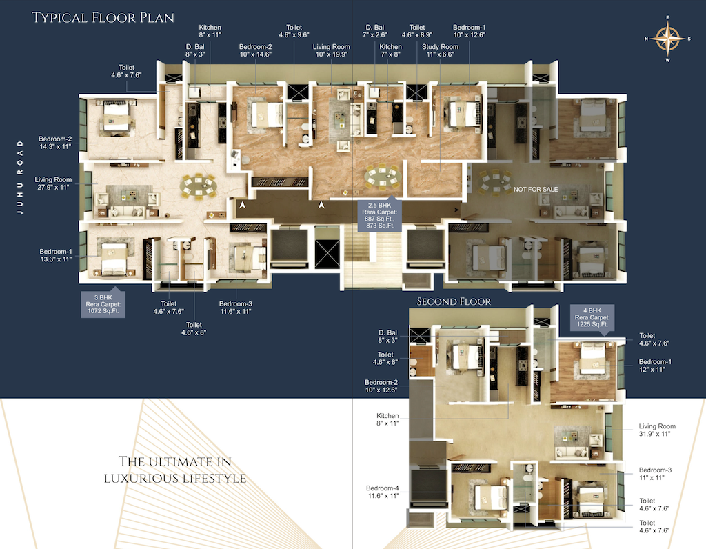 Nav Chetna, Santacruz West — floor plan 1