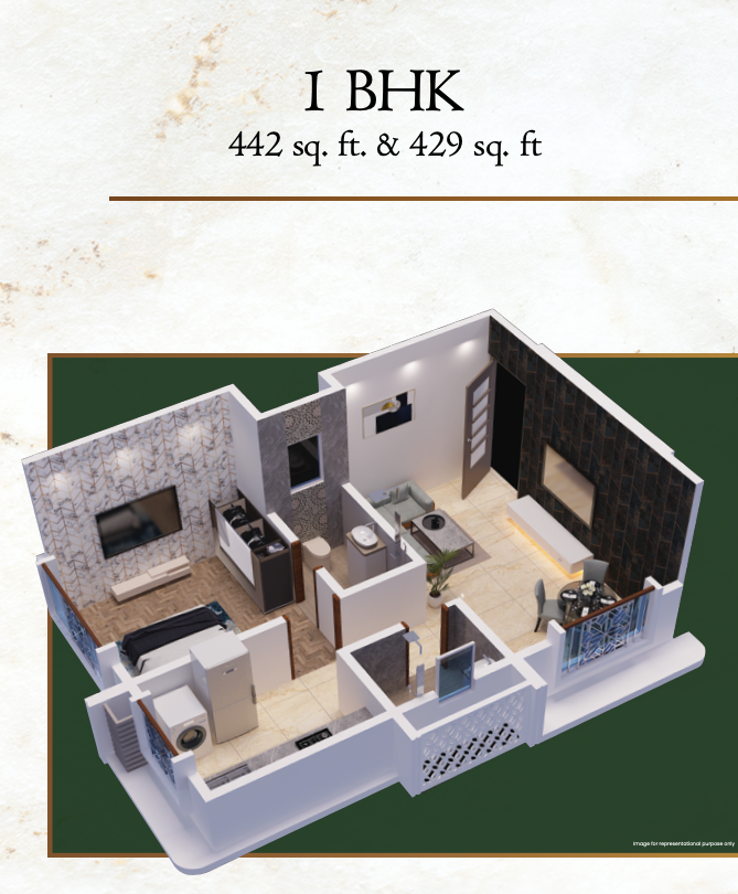 Shreenath Pride, Kandivali East — floor plan 1