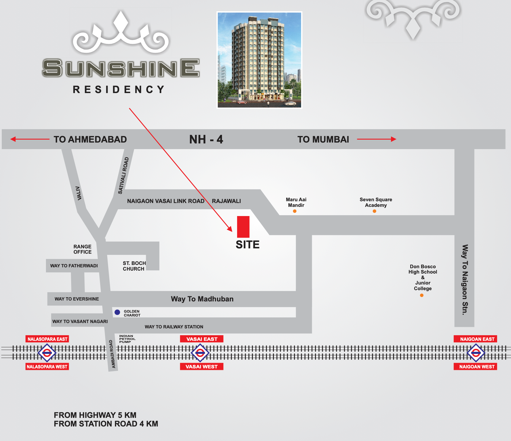 Sunshine Residency, Vasai — floor plan 2