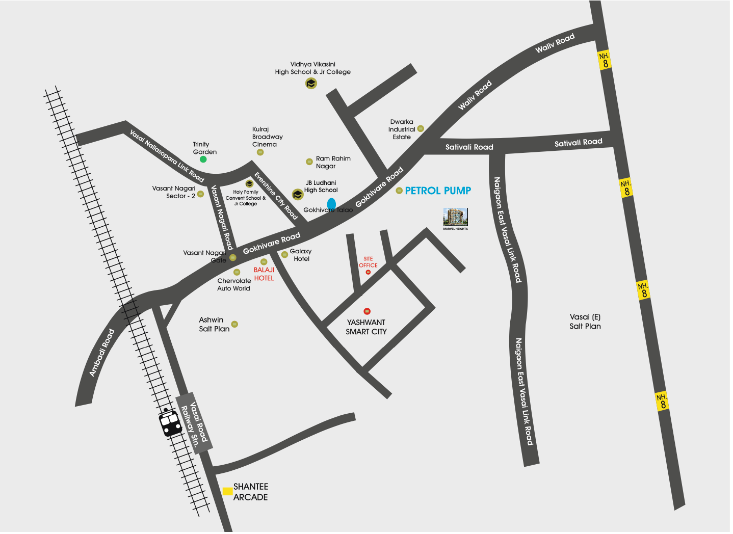 Marvel Heights, Vasai — floor plan 2