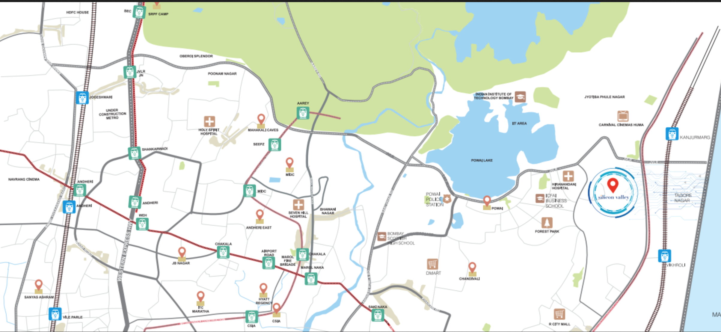 Kanakia Silicon Valley Tower - E & F, Powai — floor plan 2