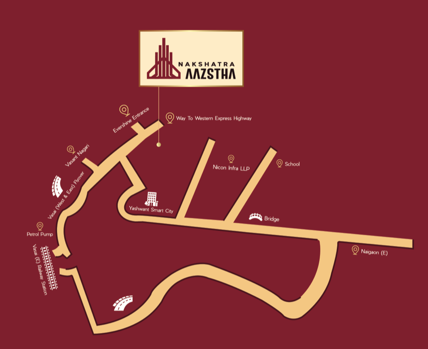 Nakshatra Aazstha, Vasai — floor plan 1