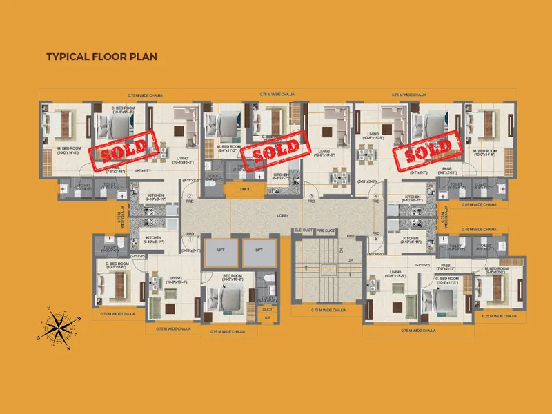Arc Aura, Andheri West — floor plan 1