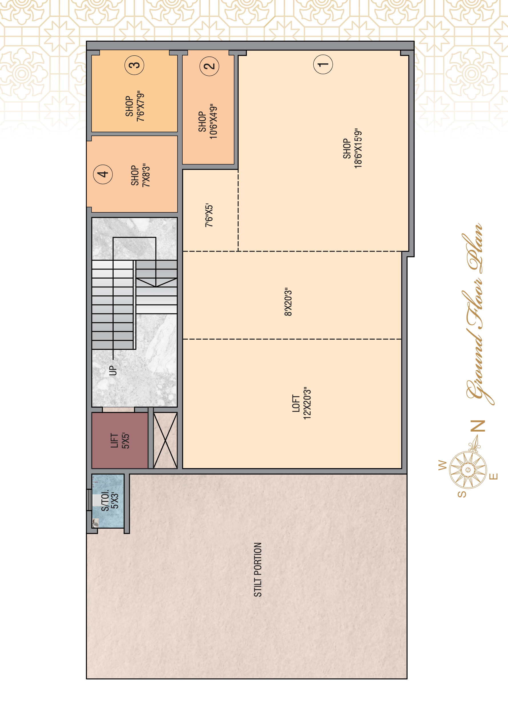 Amber Bliss, Dombivli — floor plan 1