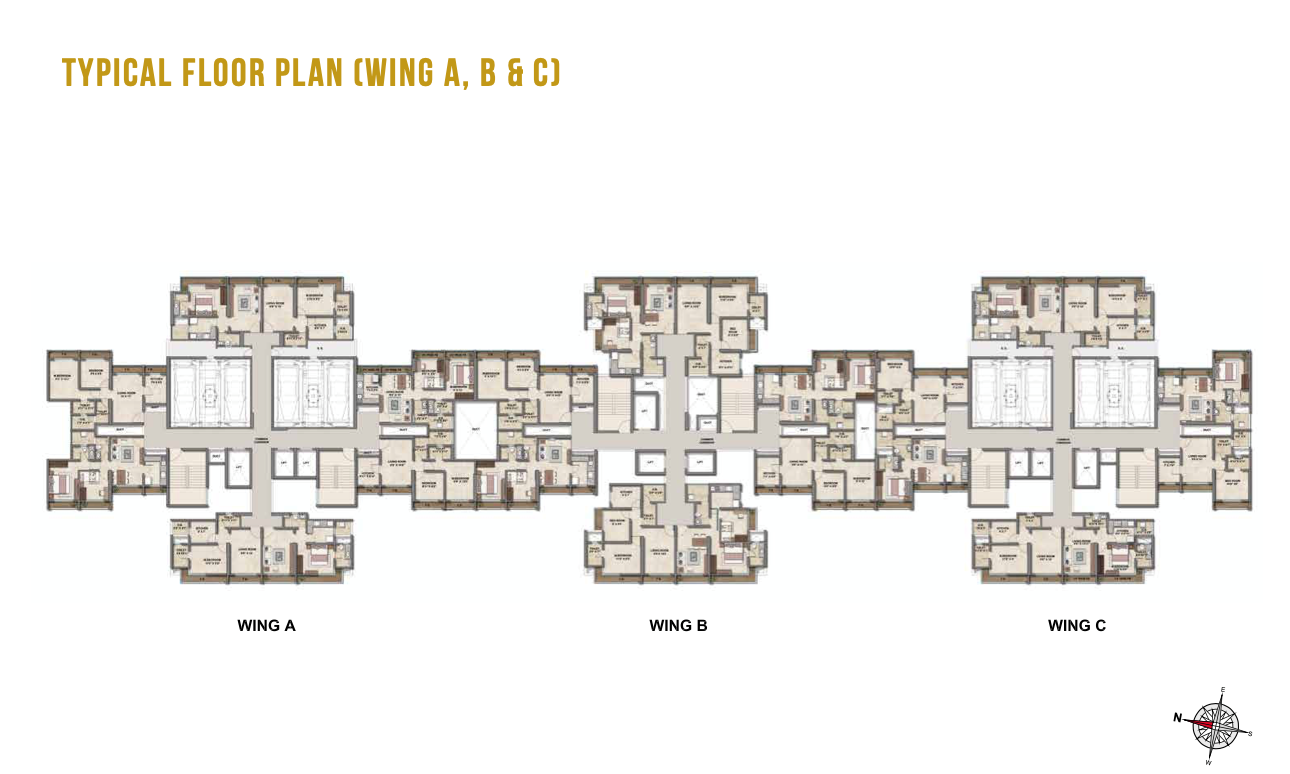 Ashar Metro, Thane West — floor plan 1