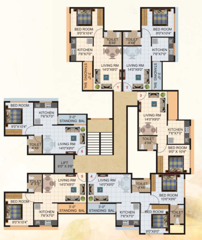Ananta Pride, Badlapur — floor plan 1