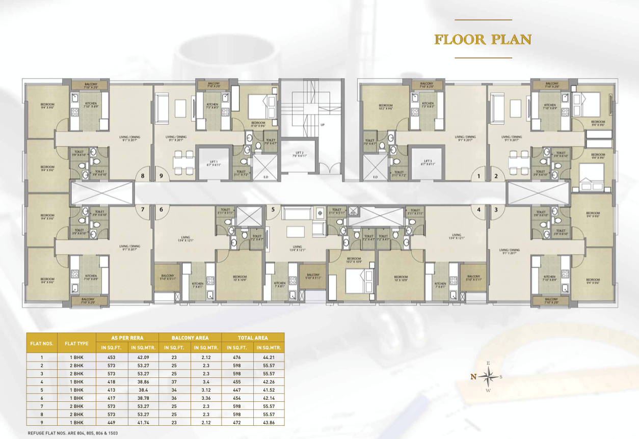 Ekdanta 24 Karat, Kurla — floor plan 1