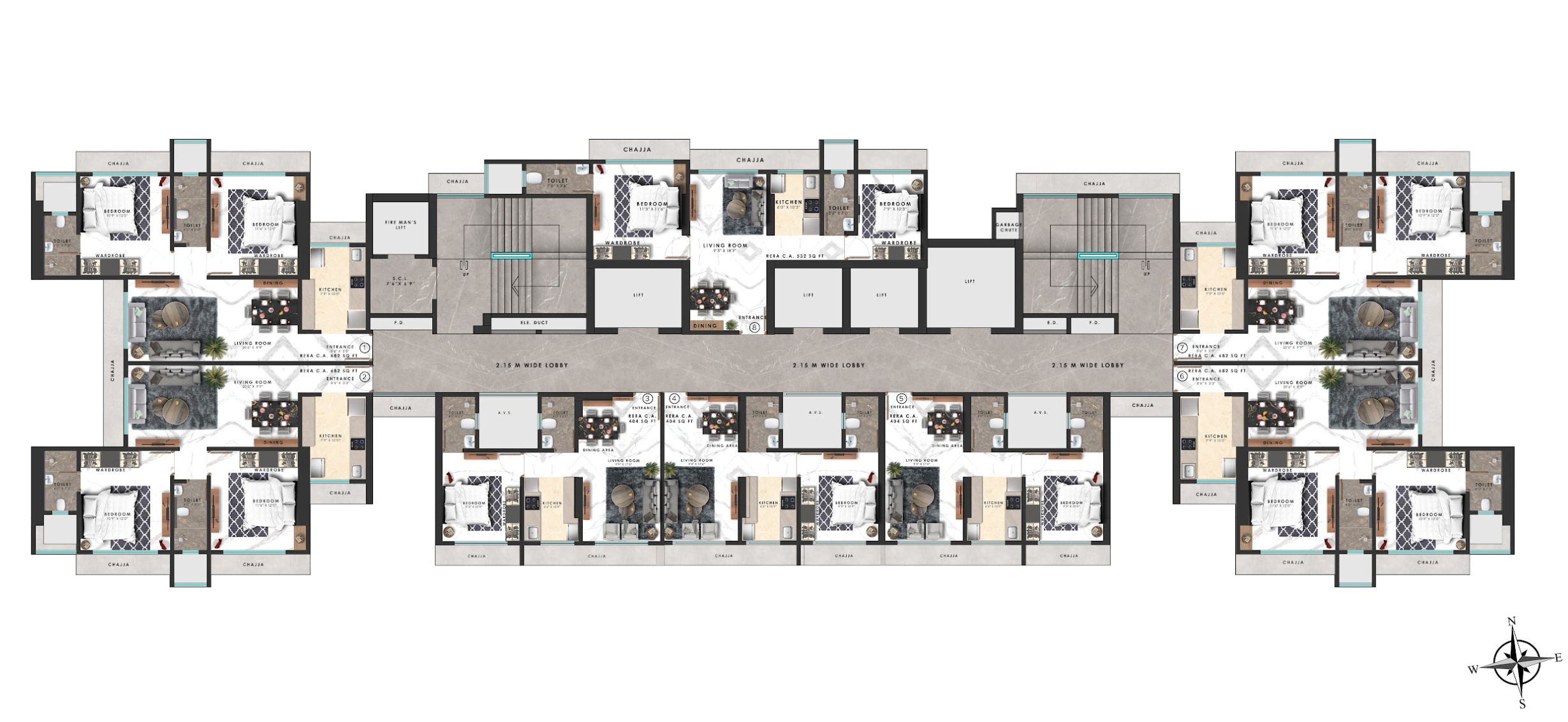 Gurukrupa Shiv Sagar, Borivali West — floor plan 1