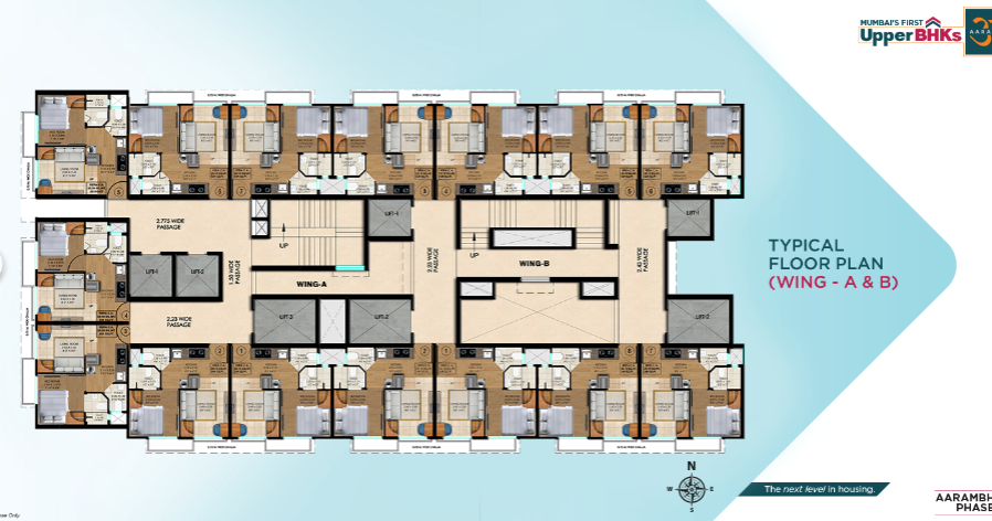 Satellite Aarambh - A & B, Malad East — floor plan 1