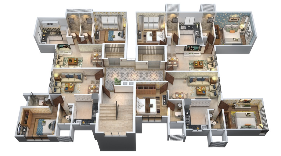 Pratap Oasis, Malad West — floor plan 1