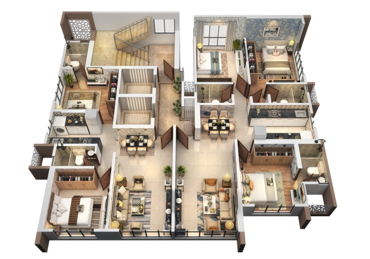 Pratap Grandeur, Malad East — floor plan 1