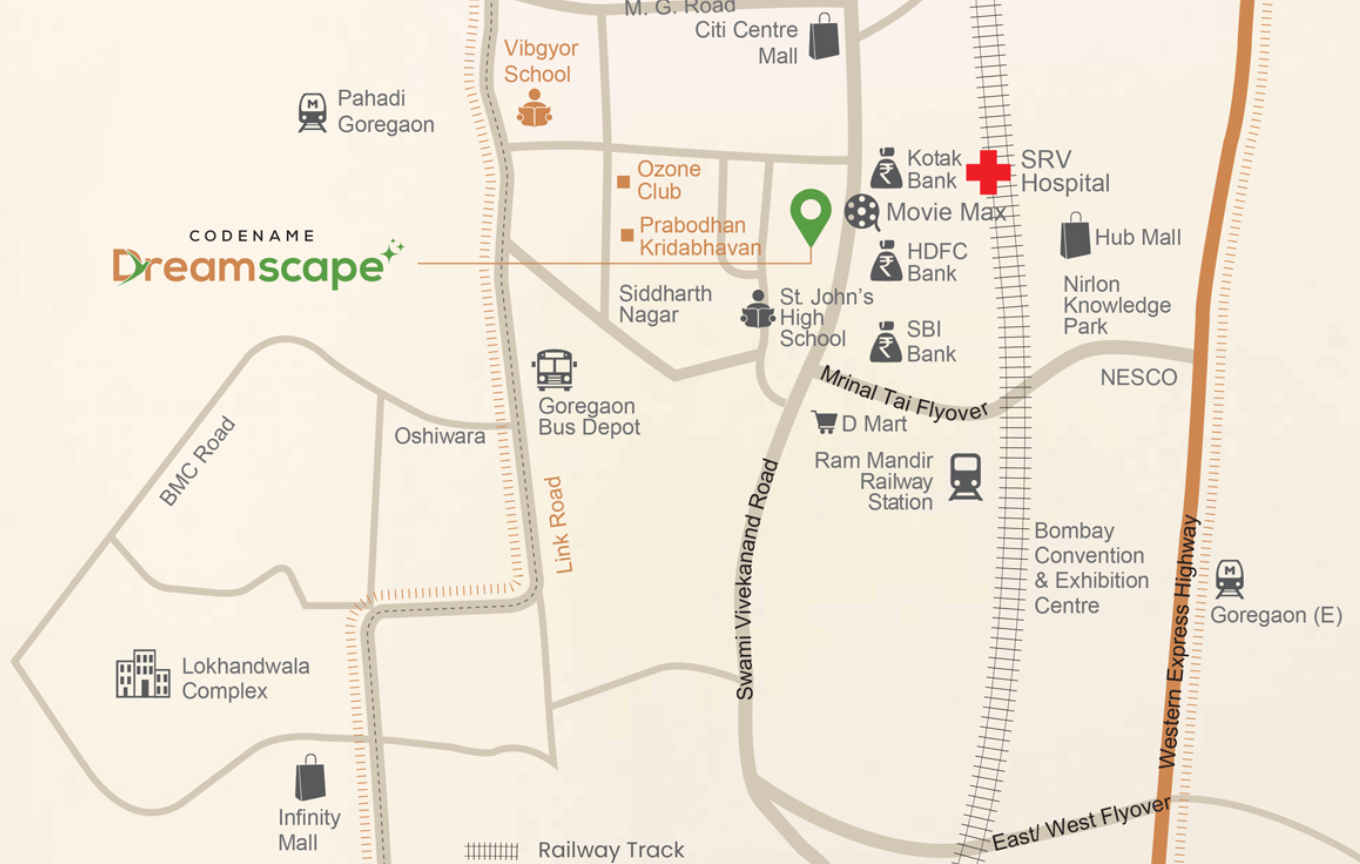 Navrang Crystal, Goregaon West — floor plan 1