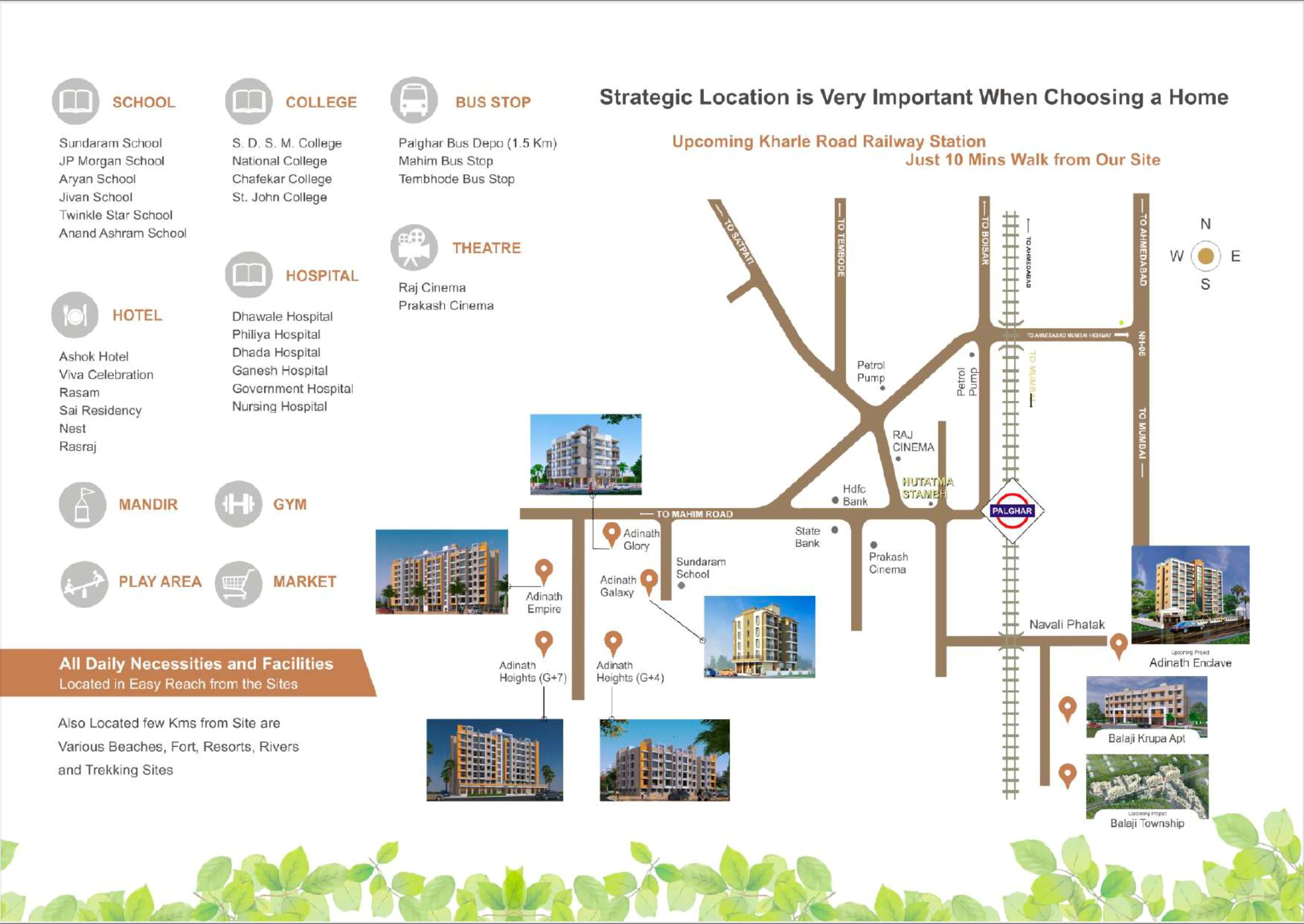 Adinath Galaxy, Palghar — floor plan 1