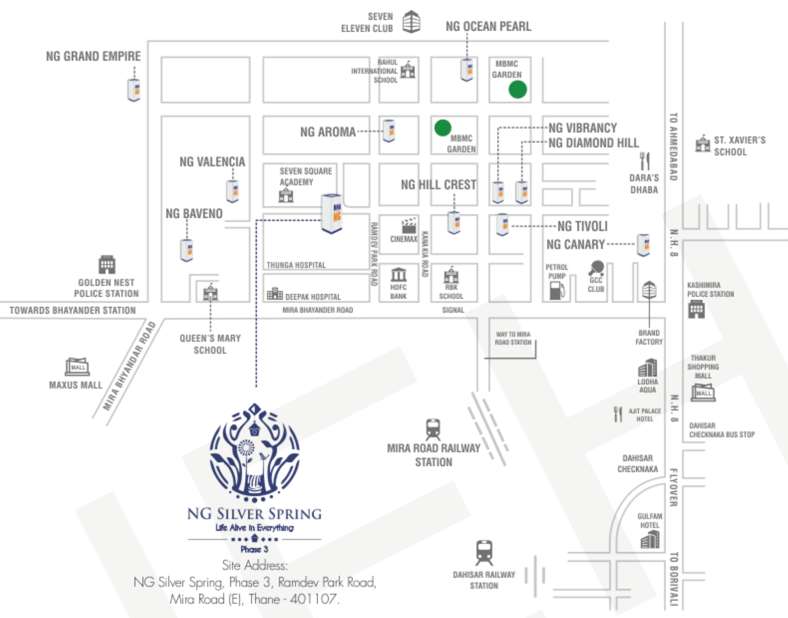 N G Silver Spring Phase II, Mira Road — floor plan 2