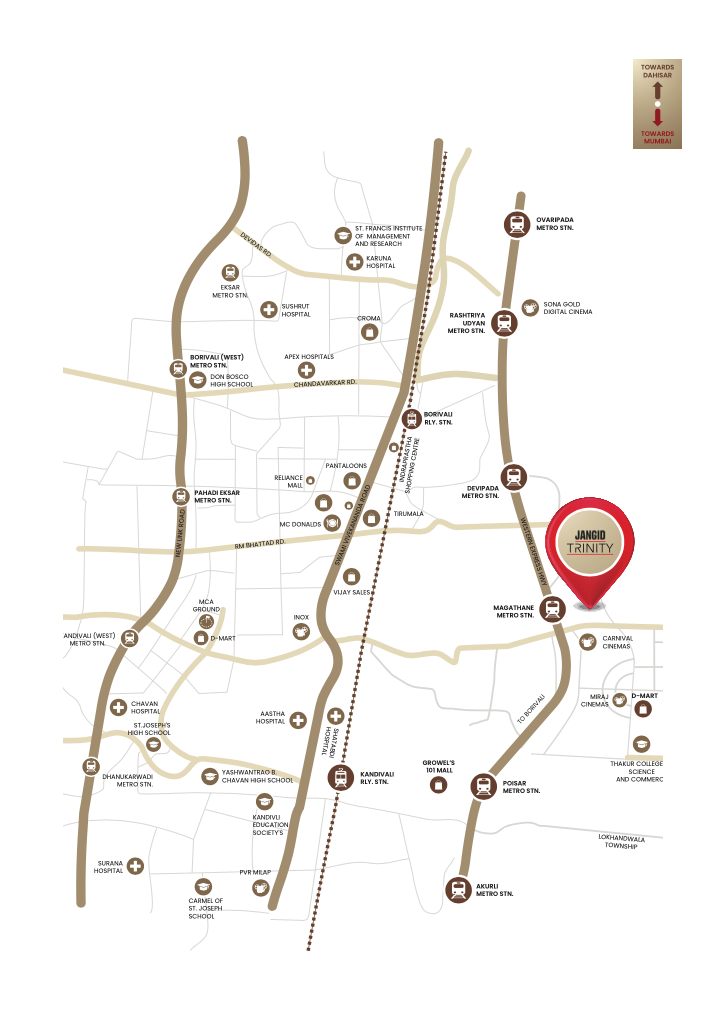 Jangid Trinity, Borivali East — floor plan 2