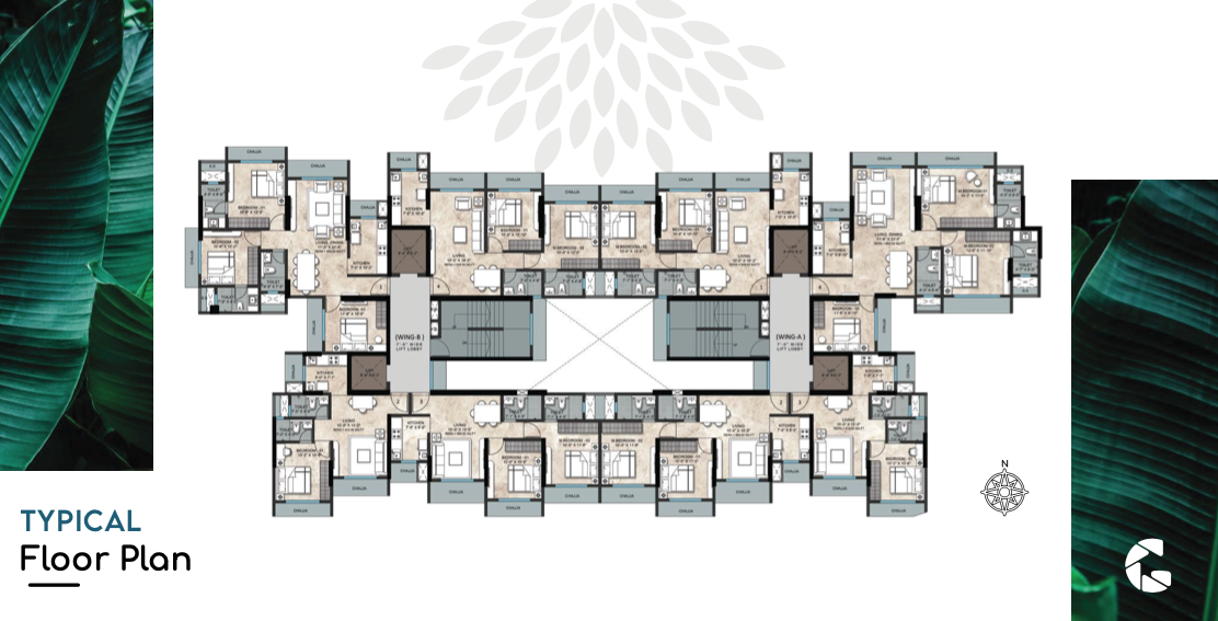 Goyal Aspire, Kandivali West — floor plan 1