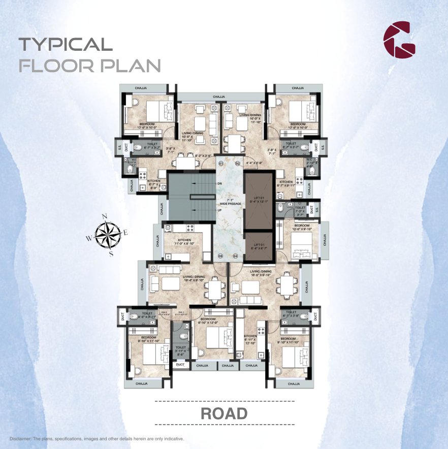 Sea Rock, Borivali West — floor plan 1
