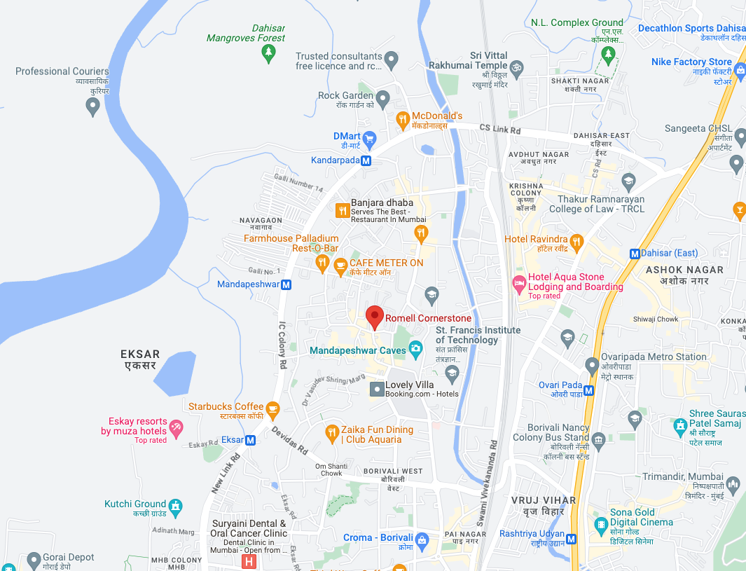 Romell Cornerstone, Borivali West — floor plan 1