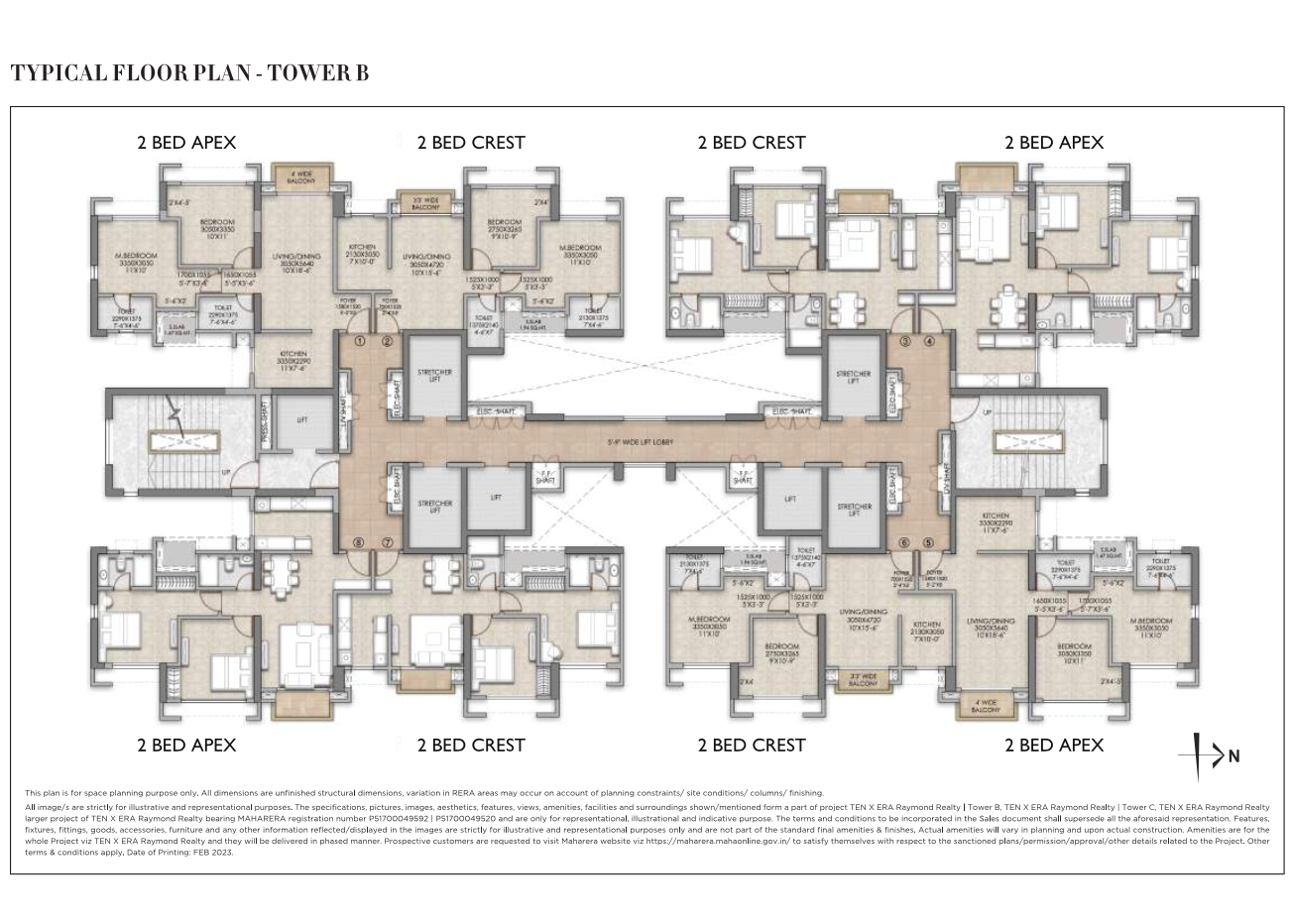 Ten X Era Raymond Realty Tower B