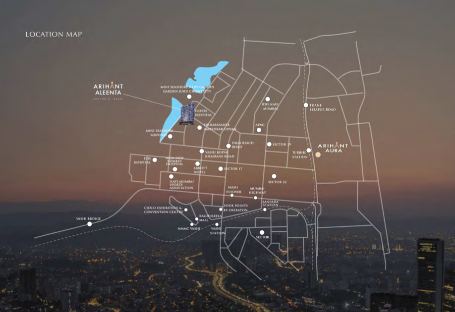 Arihant Aleenta, Vashi — floor plan 2
