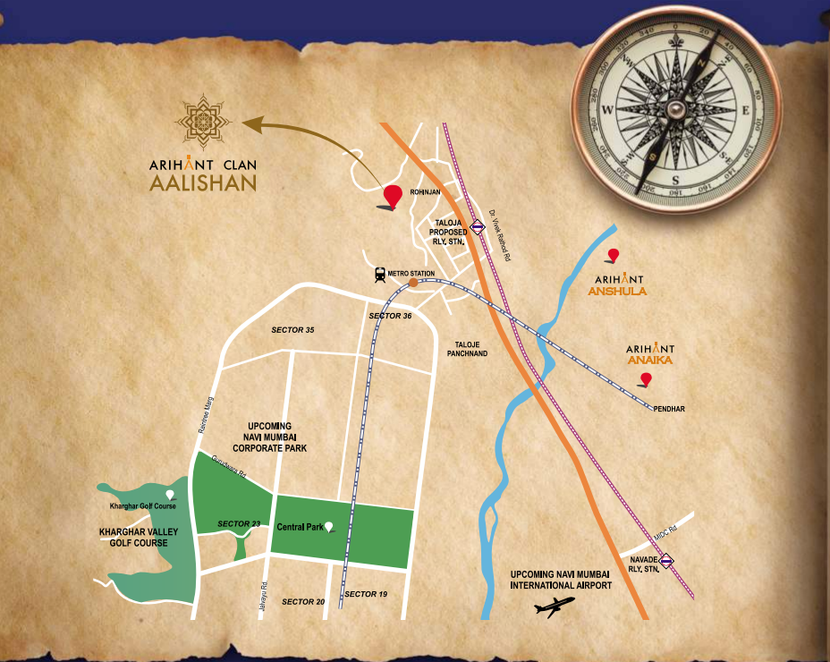 Arihant Clan Aalishan - Phase 2, Kharghar — floor plan 2