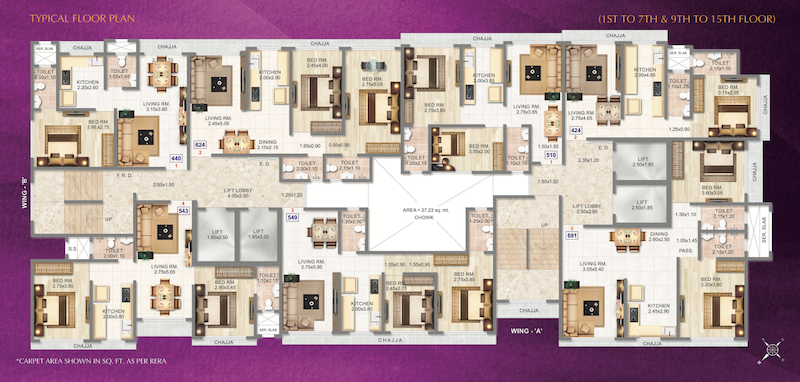 Adityaraj Saphalya, Ghatkopar East — floor plan 1