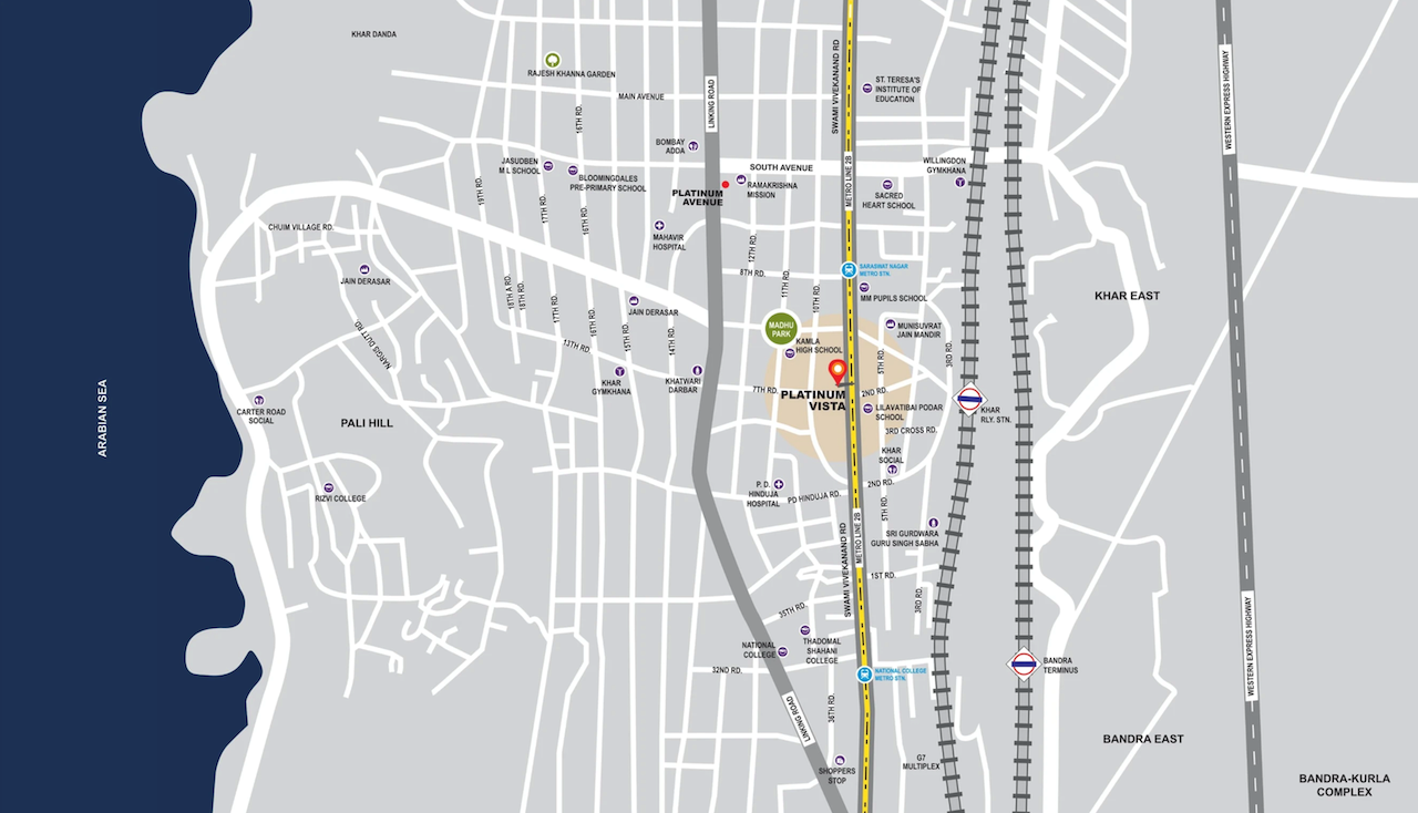 Platinum Vista, Khar West — floor plan 2