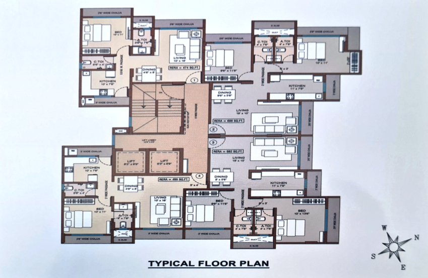 Shree Sai Sharan, Andheri East — floor plan 1