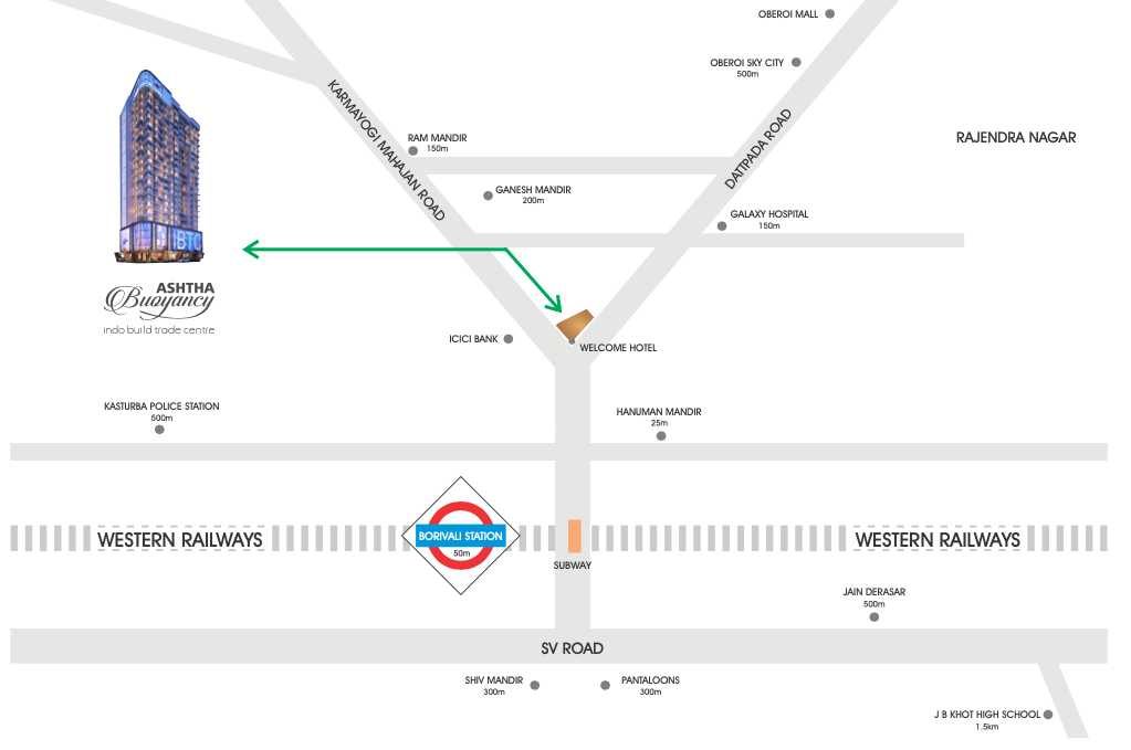 Ashtha Buoyancy, Borivali East — floor plan 2