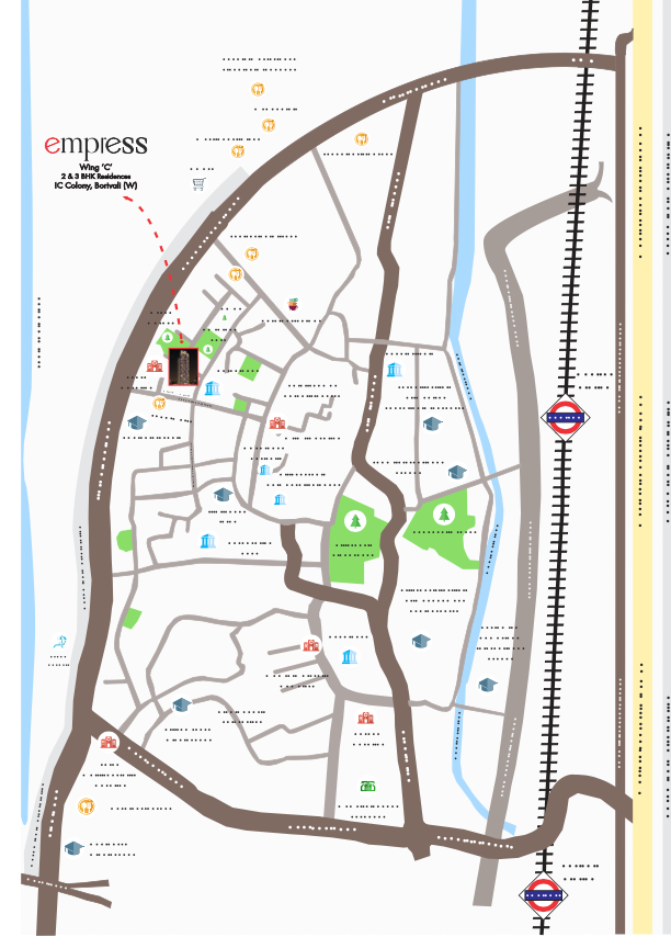 Romell Empress, Borivali West — floor plan 2
