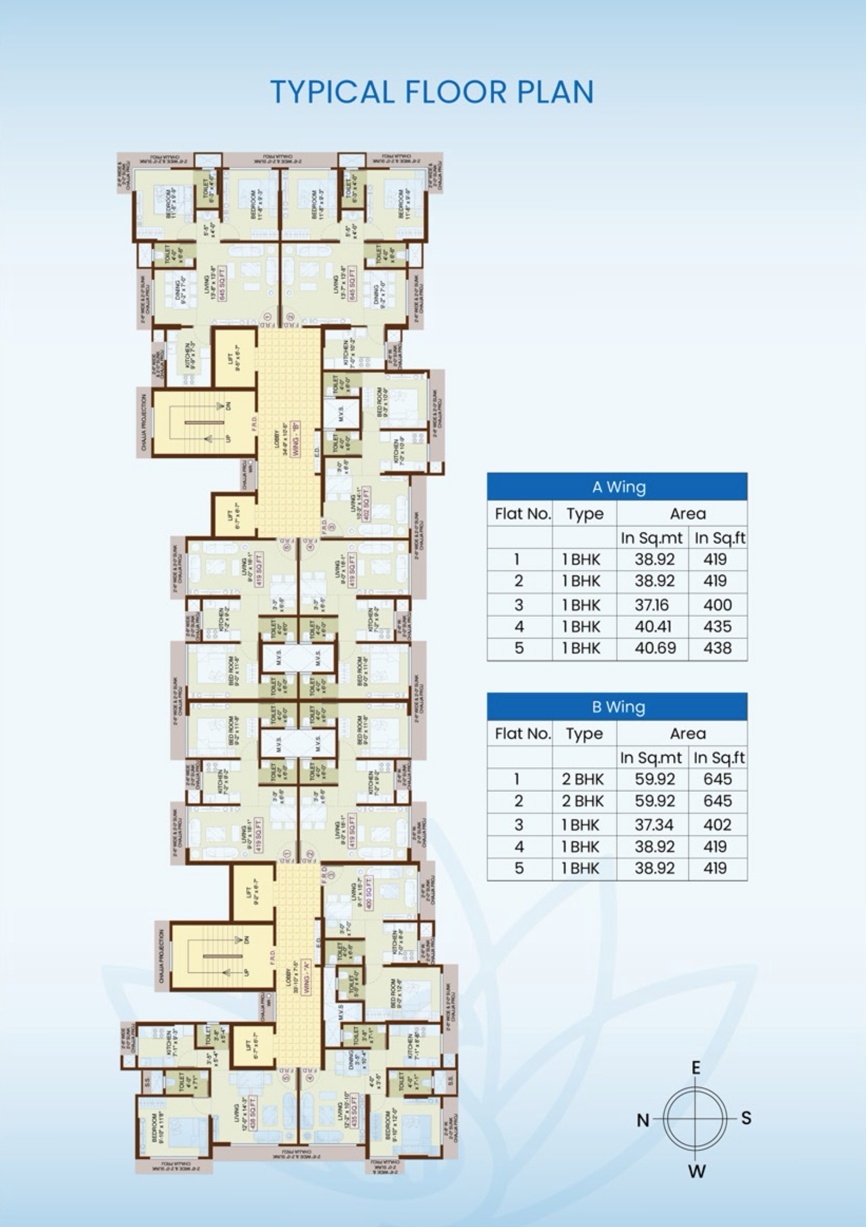 Nandanvan, Kandivali West — floor plan 1