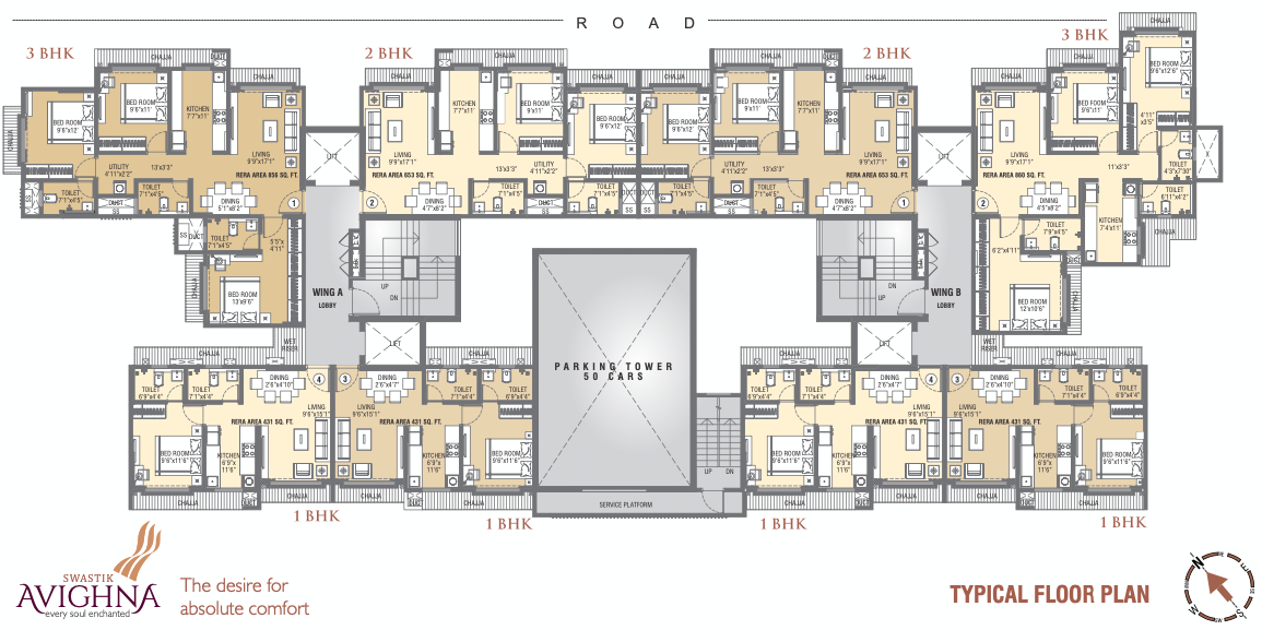 Swastik Avighna, Ghatkopar West — floor plan 1