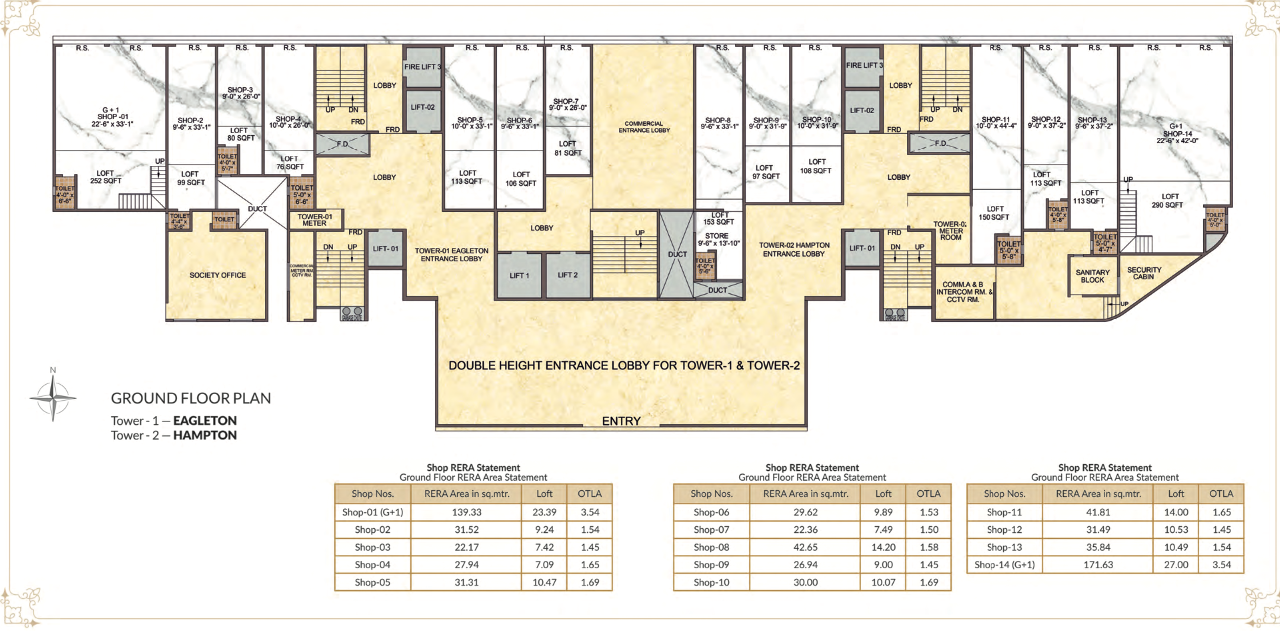 Vedant Empire, Kalyan — floor plan 1