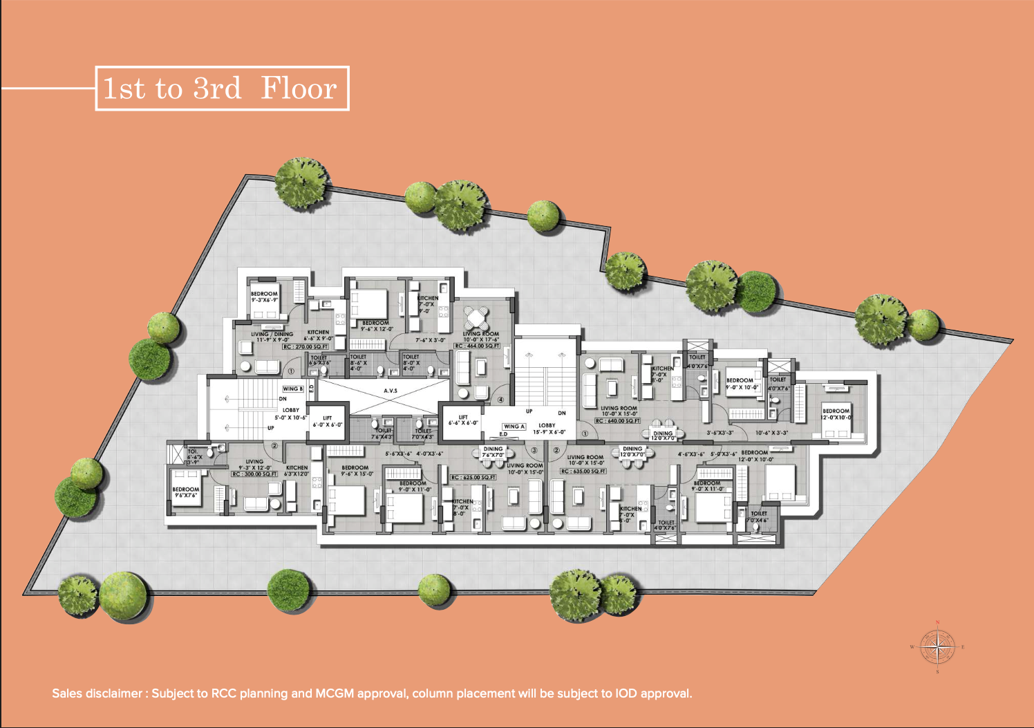 Atharv Casa, Vile Parle East — floor plan 1