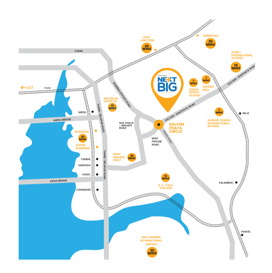 Raunak Shanti Luxuria, Kalyan — floor plan 2