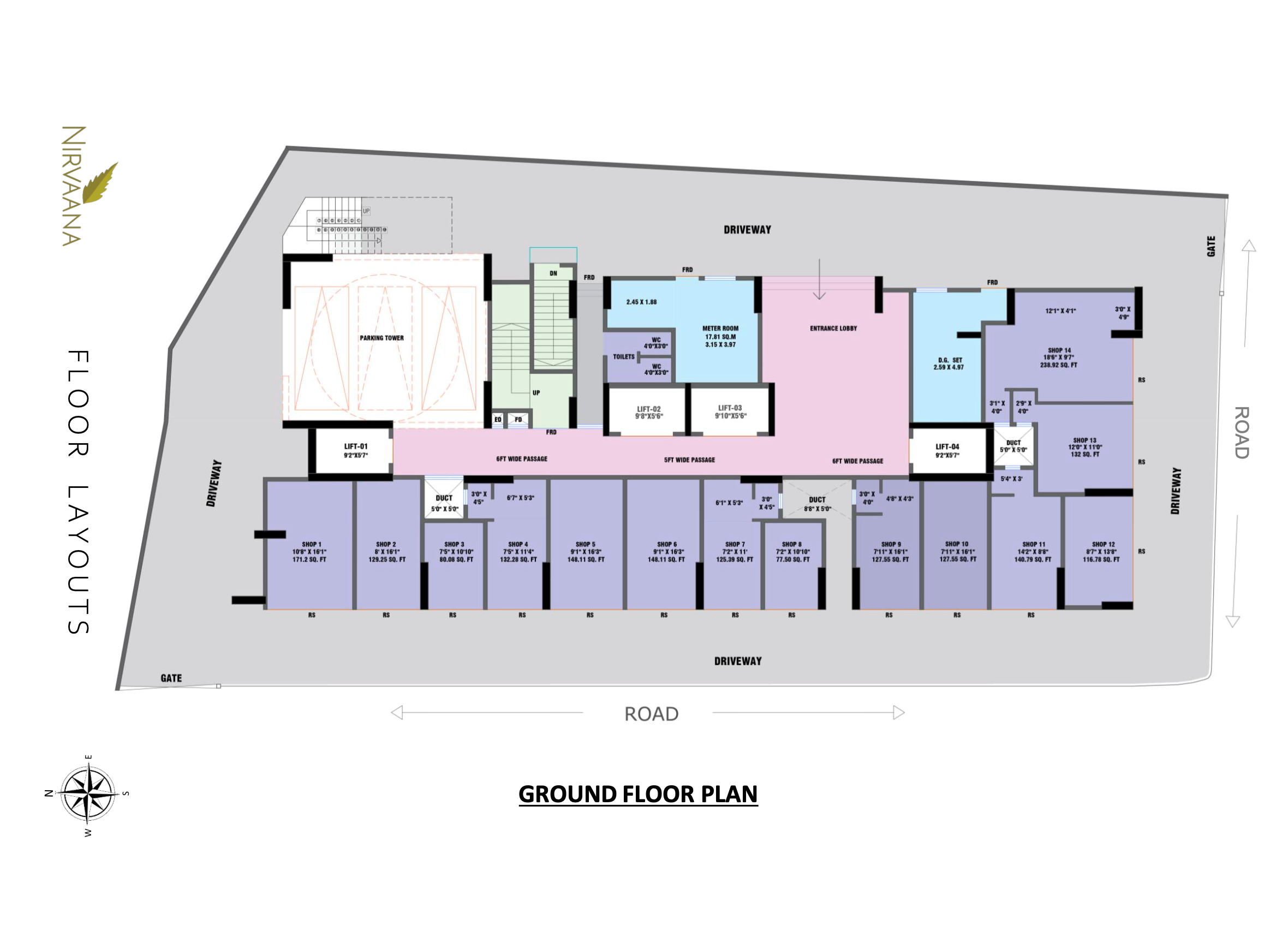 Nirvaana Emerald, Chembur — floor plan 1